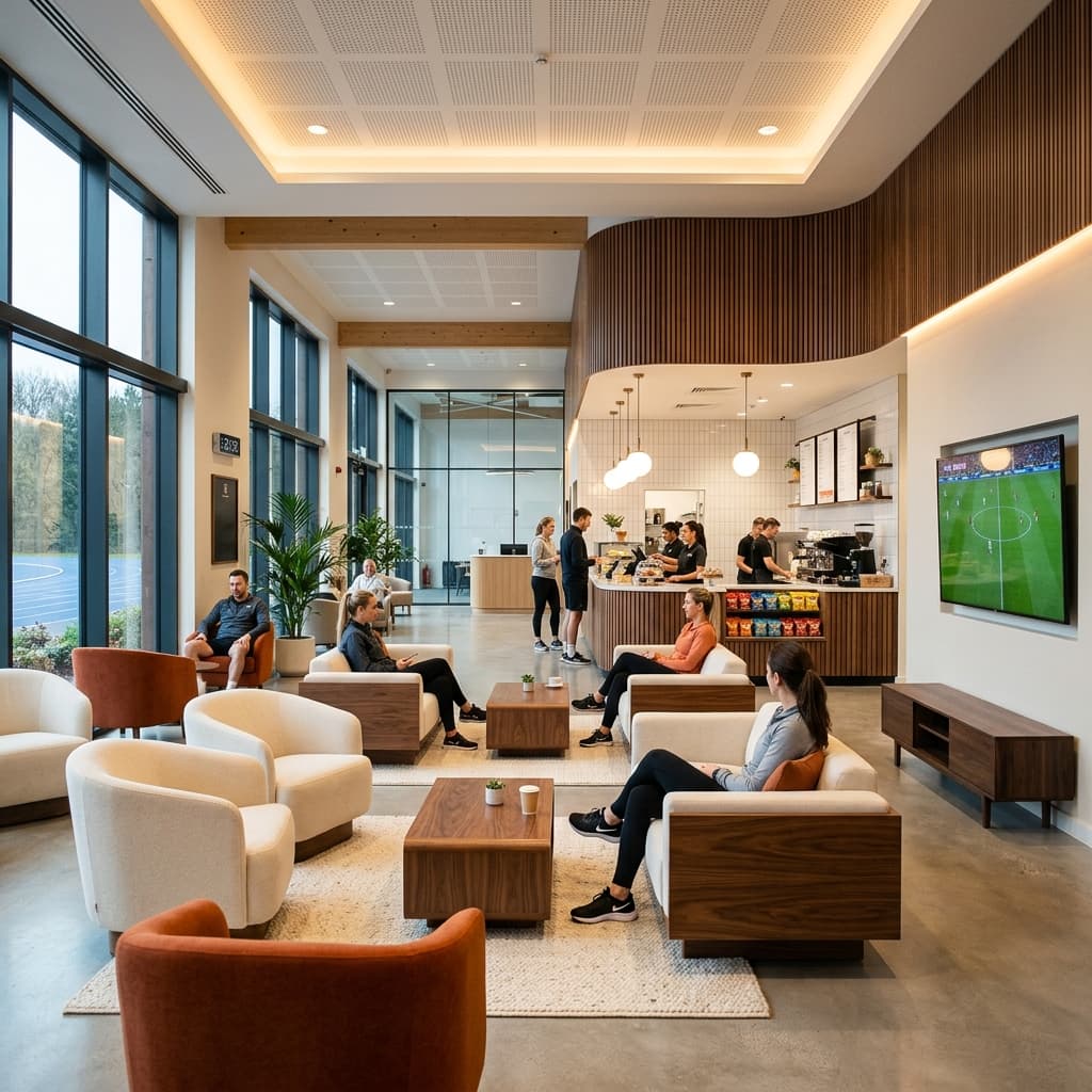 Khu vực chờ & cafe